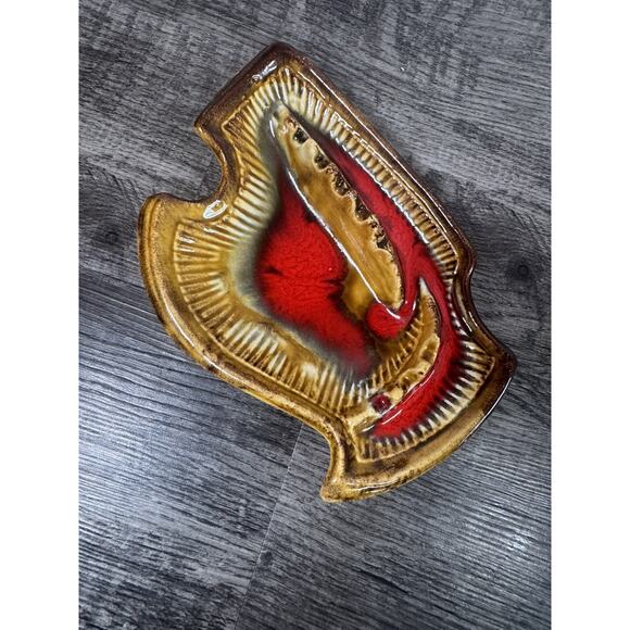 Deforest California Pottery MCM Ashtrays Atomic Drip Glaze Ceramic - Picture 15 of 16